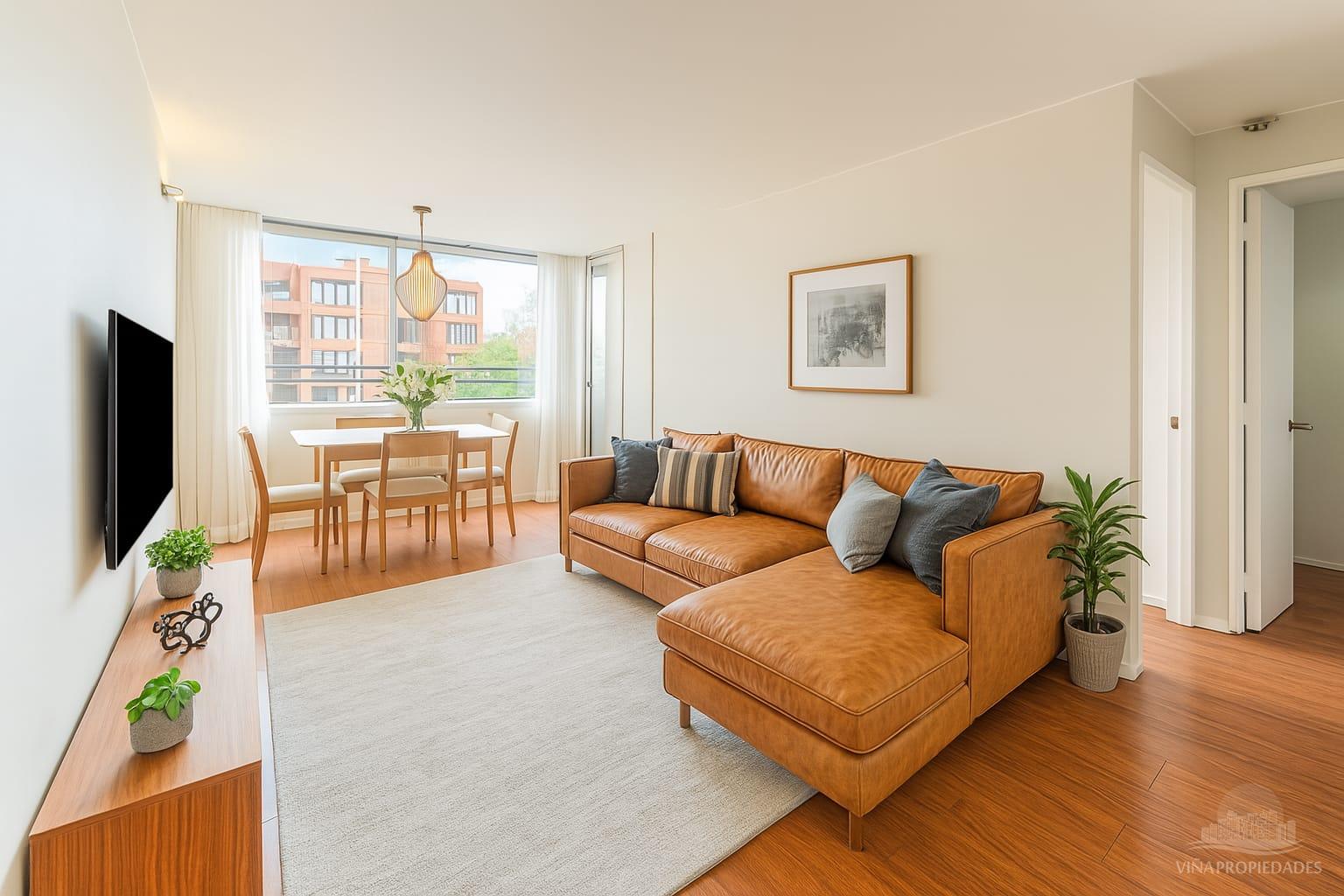 Venta Departamento 2D + 1B + 2 Balcones + Estacionamiento + Bodega – Cocina  Equipada